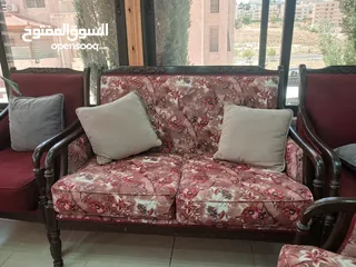  2 طقم جلوس مستعمل للبيع تفصيل نخب أول  /الجبيهه