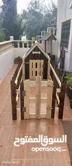  1 أكواخ خشبية وبيوت للحيوانات