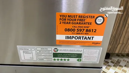  2 Whirlpool Dishwasher