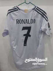  2 REAL MADRID RONALDO 24/25 BARCA 2019 MESSI ebroided logos not printed prenium quality