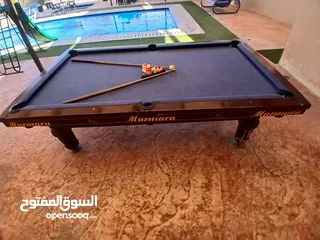  3 طاولة بلياردو بحالة جيدة للبيع في الغور طريق البحر الميت