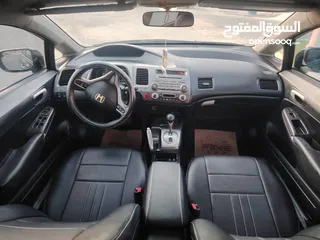  6 هوندا سيفيك 2009 هايبرد وارد اروبي  فحص كامل بحالة الوكاله