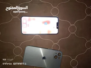  6 ايفون 13 وارد امريكي 128GB بطارية 83 الجهاز بالصلاه على النبي مش مفتوح ولا مصلح ابدا على الفحص