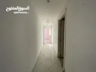  8 (محمود سعد) شقة للايجار السنوى 3 غرف و صالة مع غرفة خدامة المجاز اطلالة بحرية  -تكييف مجاني