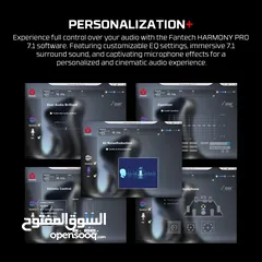  4 افضل سماعات وارليس للكل الاجهزة(بلايستيشن) FANTECH WHG02P HARMONY PRO WIRELESS GAMING HEADSET