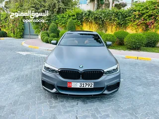  9 BMW 530i model 2018 gulf full service under warranty