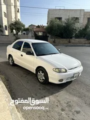  7 هيونداي اكسنت 97 قصة الدب هاتشباك بحالة ممتازة