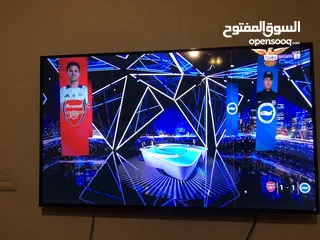  3 شاشه ذكيه هاير 60 انش بحال الشركه سمارت 4K استخدام قليل