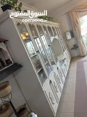  8 Elegant Wooden Display & Storage Cabinet - For Sale BHD 100 only