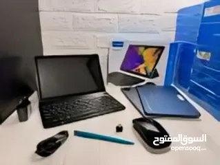  2 تابلت جديد كفاله سنه مع كيبورد مع ماوس مع قلم Tablet 5g 512GB Ram 8GB for sale مع كفر مجاني