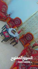  1 طقم كنب مع ستائر للبيع 10 مقاعد