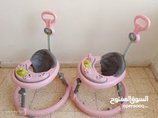  2 عربايه اطفال وكراسي