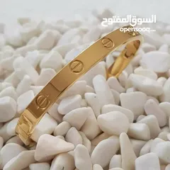  11 Carter طقم أساور كارتير  مكفول لون سنتين  3 أساور ( فضي - نحاسي - دهبي )