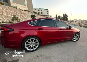  5 فورد فيوجن FORD FUSION HYBRID TITANIUM 2016  محولة من الامام والخلف 2018FOR SALE