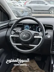  12 هونداي توسان ترخيص 2022 محرك 1600 هايبرد plug in/يقطع على الشحنه 65 كيلو متر  جير أوتوماتيك