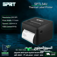  1 طابعة ليبل كاش SPRT SPTL54U  Label printer POS