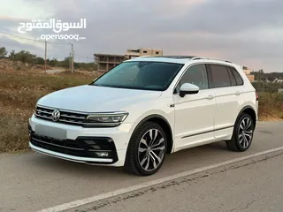  2 تيجوان R line 2019 فحص 100% مميز جداً