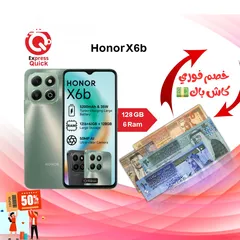  1 HONOR X6B ( 128GB ) / 6 RAM NEW /// هونور اكس6 بي ذاكره 128 جيجا الرام 6 الجديد