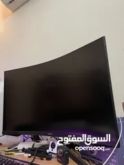  2 شاشة سامسونج 165 hz انش32