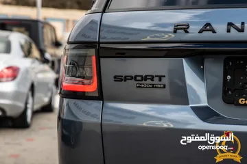  5 Range Rover Sport 2021 Hse Plug in hybrid  Black edition    السيارة وارد المانيا