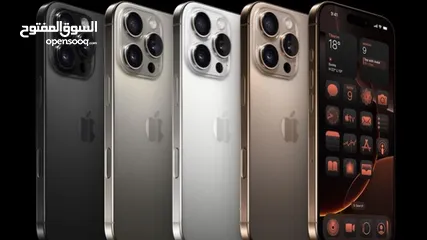  5 Iphone 16 Pro Max // ايفون 16 برو ماكس جديد كفالة الشرق الاوسط جميع الالوان  افضل سعر