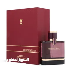  2 عطر برستيج روبي من شركة الماجد للعود السعودية بحجم 100 مل