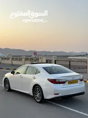  4 لكزس ES350 موديل 2017 حادث بسيط بدون خروج ارباجات