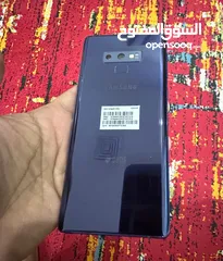  12 سامسونج نوت 9 بحاله ممتازه  128 جيجا خطين اللون ازرق Samsung note 9