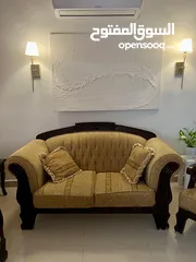  5 طقم كنب مستعمل للبيع 9 قطع في اربد