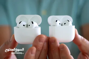  5 سماعات AirPods 4 تأتي بتصميم مميز وراحة مطلقة مع جودة صوت محسّنة وعزل ضوضاء نشط (ANC) لتجربة استماع