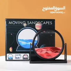  9 ساعة رملية مائية ثلاثية الأبعاد (3D) مصنوعة يدويًا بدقة وإتقان، لتمنحك مناظر طبيعية
