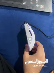  2 ماوس قيمنج من شركة قلوريوس موديل o ابيض