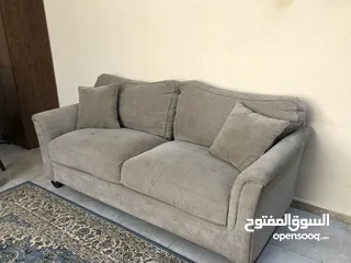  3 Light brown sofa set