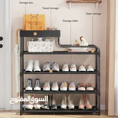  1 رف الأحذية متعدد الطبقات حافظ  على مدخل منزلك نظيفًا ومرتبًا .