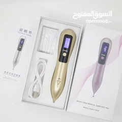  10 قلم البلازما جهاز ازالة الوشم و النمش و الزوائد والحميه و العناية بالبشره جهاز البلازماج شاشه وشحن