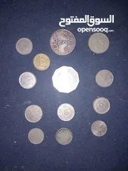  7 لعشاق جمع العملات العربية القديمة من مقتنياتي الخاصة عدد 13 عملة معدنية بياناتهم كالتالي  أربعة قروش