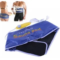  3 جهاز ساونا بيلت يعمل بالكهرباء للتخلص من السيلوليت والدهون المتراكمة في منطقة الخصر .حزام SAUNA BELT