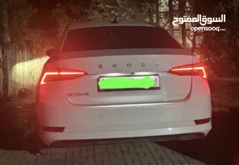 1 skoda octavia 2021  ترخيص 2020 صفر دهان يد اولى