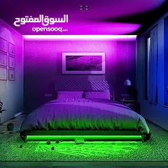  2 شريط إضاءة ملون 8 الوان مختلفة RGB 5 meters COLOR LED strip decoration light