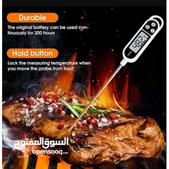  6 ميزان حرارة طعام مقياس درجه الحراره الطعام Thermometer ميزان قياس درجة حراره السوائل و الاطعمه