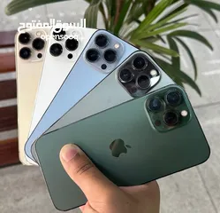  4 ايفون 13 برو  ذاكره 256 جى بى بحاله الوكاله متوفر فى الفرعين ومتاح توصيل لجميع مناطق السلطنه