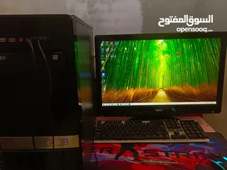  1 جهاز كمبيوتر مكتبي للبيع – كامل مع الملحقات والتوابع
