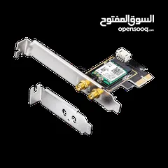  1 AX5400 Wi-Fi 6E Bluetooth 5.3 PCI-E Adapter WE3000 2.0 كرت انترنت داخلي جيمنج بمواصفات خيالة