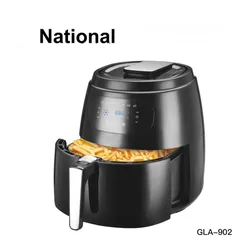  1 قلاية هوائية بسعة 8.5ديجيتال من B National . بتصميم عصري .القدرة 1800 واط تأتي بنظام ECO لتوفير الك