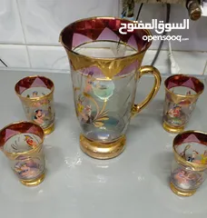  6 طقم شربات اأنتيك الزمن الجميل خرج نيش لم يستعمل