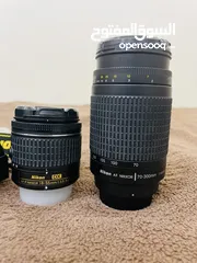  3 Nikon D3300 camera With Two Lenses