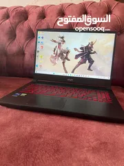  1 لابتوبmsi جيمينج i7 الجيل الثاني عشر H كرت RTX3060