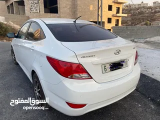  2 هيونداي اكسنت 2015 ترخيص 2014 فحص ميكانيك وبودي ممتاز