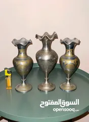  15 مزهريات وكاسات المدينة المنورة ايام الزمن الجميل. الاسعار والتفاصيل في الوصف.
