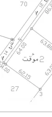  10 تم تنزيل سعر الارض 46000 ل كامل القطعة  أرض مميزة قرب جمرك عمان الجديد منطقة المناخر